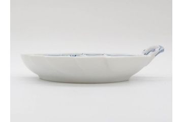 デンマーク　ROYAL COPENHAGEN(ロイヤルコペンハーゲン)　ブルーフルーテッド　ハーフレース　プレイン　リーフディッシュ・オープンシュガー・ボウル・絵皿(小皿)　まとめて10点セット(プレート、変形皿、洋食器)(R-075659)