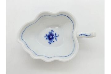 デンマーク　ROYAL COPENHAGEN(ロイヤルコペンハーゲン)　ブルーフルーテッド　ハーフレース　プレイン　リーフディッシュ・オープンシュガー・ボウル・絵皿(小皿)　まとめて10点セット(プレート、変形皿、洋食器)(R-075659)