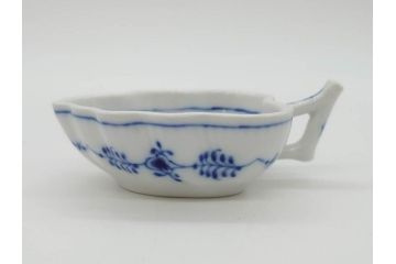 デンマーク　ROYAL COPENHAGEN(ロイヤルコペンハーゲン)　ブルーフルーテッド　ハーフレース　プレイン　リーフディッシュ・オープンシュガー・ボウル・絵皿(小皿)　まとめて10点セット(プレート、変形皿、洋食器)(R-075659)