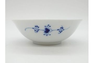 デンマーク　ROYAL COPENHAGEN(ロイヤルコペンハーゲン)　ブルーフルーテッド　ハーフレース　プレイン　リーフディッシュ・オープンシュガー・ボウル・絵皿(小皿)　まとめて10点セット(プレート、変形皿、洋食器)(R-075659)