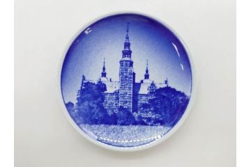 デンマーク　ROYAL COPENHAGEN(ロイヤルコペンハーゲン)　ブルーフルーテッド　ハーフレース　プレイン　リーフディッシュ・オープンシュガー・ボウル・絵皿(小皿)　まとめて10点セット(プレート、変形皿、洋食器)(R-075659)