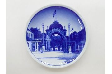 デンマーク　ROYAL COPENHAGEN(ロイヤルコペンハーゲン)　ブルーフルーテッド　ハーフレース　プレイン　リーフディッシュ・オープンシュガー・ボウル・絵皿(小皿)　まとめて10点セット(プレート、変形皿、洋食器)(R-075659)