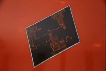 中古　美品　輪島塗り　漆塗り　百人一首の絵柄が趣を感じさせる座卓(ローテーブル、センターテーブル、リビングテーブル)(R-075660)