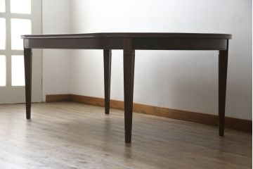 中古　maruni(マルニ木工)　オーバル　品のある佇まいが魅力のダイニングテーブル(食卓、4人掛け、6人掛け)(R-075664)