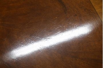 中古　美品　DREXEL HERITAGE(ドレクセルヘリテイジ)　なめらかな猫脚が目を惹くセンターテーブル(ローテーブル、リビングテーブル)(R-075665)