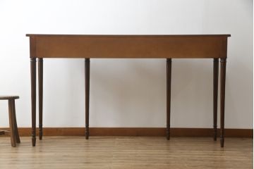 中古　美品　ドレクセル　DREXEL HERITAGE(ドレクセルヘリテイジ)　洗練された上品なデザインが魅力のコンソールテーブル(平机、引き出、サイドテーブル)(R-075680)