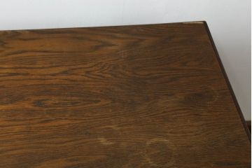 中古　三越家具　カントリーハウス　希少な絶版品!!　ブルージュ　挽き物加工や引手のデザインがおしゃれ!クラシカルな雰囲気を高めるデスク(片袖机、ワークデスク、在宅用、在宅ワーク用)(R-075681)