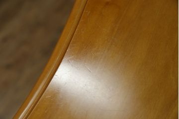 中古　美しい手彫り彫刻のロココ調猫脚チェスト(サイドチェスト、引き出し)(定価推定約80万円)(R-075685)