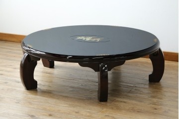 公式】アンティーク家具ラフジュ工房商品詳細ページ中古 美品 黒漆塗り