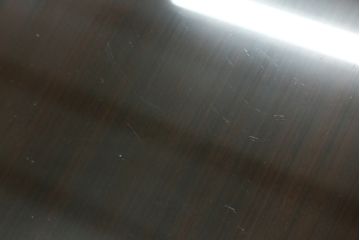 中古　美品　指物工芸家具　本紫檀(シタン)　凝った脚のデザインが目を惹くガラス天板付き座卓(ローテーブル、センターテーブル)(R-075690)