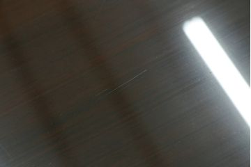 中古　美品　指物工芸家具　本紫檀(シタン)　凝った脚のデザインが目を惹くガラス天板付き座卓(ローテーブル、センターテーブル)(R-075690)