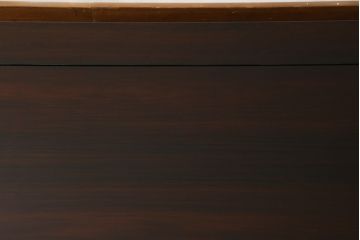 中古　美品　指物工芸家具　本紫檀(シタン)　凝った脚のデザインが目を惹くガラス天板付き座卓(ローテーブル、センターテーブル)(R-075690)