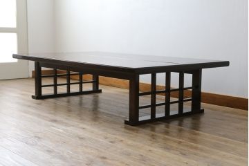 中古　モリシゲ(森繁)　和モダンな雰囲気づくりにおすすめな座卓(リビングテーブル、ローテーブル、センターテーブル)(R-075709)