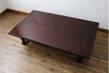 中古　モリシゲ(森繁)　和モダンな雰囲気づくりにおすすめな座卓(リビングテーブル、ローテーブル、センターテーブル)(R-075709)