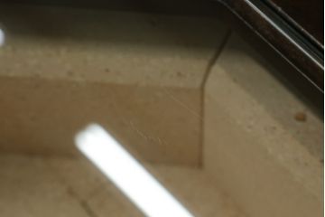 中古　星野民芸(星野民藝)　桜材　個性的なデザインが存在感を放つ八角炉(ダイニングテーブル、囲炉裏、2人掛け、4人掛け)(R-075711)