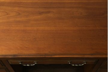 中古　美品!!　激レア　希少モデル　DREXEL HERITAGE(ドレクセルヘリテイジ)　重厚な佇まいで存在感抜群の両袖机(パートナーデスク、ニーホールデスク、ワークデスク、オフィスデスク、在宅用、在宅ワーク用)(R-075734)