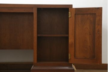 中古　美品!!　激レア　希少モデル　DREXEL HERITAGE(ドレクセルヘリテイジ)　重厚な佇まいで存在感抜群の両袖机(パートナーデスク、ニーホールデスク、ワークデスク、オフィスデスク、在宅用、在宅ワーク用)(R-075734)