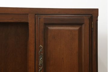 中古　美品!!　激レア　希少モデル　DREXEL HERITAGE(ドレクセルヘリテイジ)　重厚な佇まいで存在感抜群の両袖机(パートナーデスク、ニーホールデスク、ワークデスク、オフィスデスク、在宅用、在宅ワーク用)(R-075734)