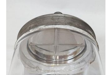 アンティーク雑貨　レトロな空間づくりにおすすめのガラス瓶(ガラスビン、菓子瓶、たばこ瓶、タバコ瓶、T.SAITO SYOUTEN、商店)(R-075779)