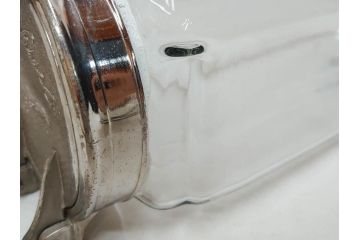 アンティーク雑貨　レトロな空間づくりにおすすめのガラス瓶(ガラスビン、菓子瓶、たばこ瓶、タバコ瓶、T.SAITO SYOUTEN、商店)(R-075782)