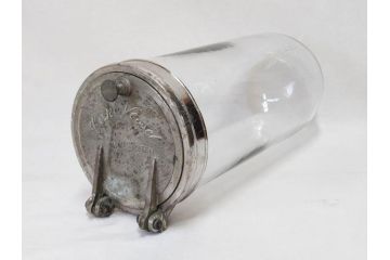 アンティーク雑貨　レトロな空間づくりにおすすめのガラス瓶(ガラスビン、菓子瓶、たばこ瓶、タバコ瓶、T.SAITO SYOUTEN、商店)(R-075784)