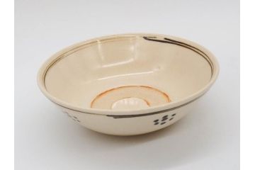 永楽善五郎　絵高麗写　約16cm　5.1寸　優しい色合いが上品な和の雰囲気を醸し出す茶碗(茶道具、茶器、和食器、共箱付き、五寸一分)(R-075785)