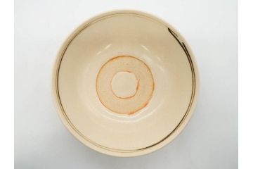 永楽善五郎　絵高麗写　約16cm　5.1寸　優しい色合いが上品な和の雰囲気を醸し出す茶碗(茶道具、茶器、和食器、共箱付き、五寸一分)(R-075785)