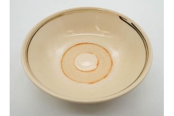 永楽善五郎　絵高麗写　約16cm　5.1寸　優しい色合いが上品な和の雰囲気を醸し出す茶碗(茶道具、茶器、和食器、共箱付き、五寸一分)(R-075785)