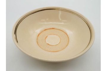永楽善五郎　絵高麗写　約16cm　5.1寸　優しい色合いが上品な和の雰囲気を醸し出す茶碗(茶道具、茶器、和食器、共箱付き、五寸一分)(R-075785)