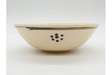 永楽善五郎　絵高麗写　約16cm　5.1寸　優しい色合いが上品な和の雰囲気を醸し出す茶碗(茶道具、茶器、和食器、共箱付き、五寸一分)(R-075785)