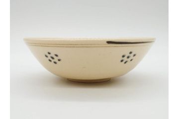 永楽善五郎　絵高麗写　約16cm　5.1寸　優しい色合いが上品な和の雰囲気を醸し出す茶碗(茶道具、茶器、和食器、共箱付き、五寸一分)(R-075785)