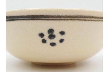 永楽善五郎　絵高麗写　約16cm　5.1寸　優しい色合いが上品な和の雰囲気を醸し出す茶碗(茶道具、茶器、和食器、共箱付き、五寸一分)(R-075785)
