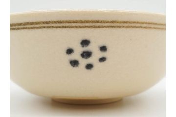 永楽善五郎　絵高麗写　約16cm　5.1寸　優しい色合いが上品な和の雰囲気を醸し出す茶碗(茶道具、茶器、和食器、共箱付き、五寸一分)(R-075785)