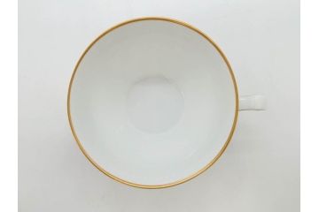 大倉陶園(OKURA、OAC)　ブルーフラワー　清楚な絵付けが上品な雰囲気を醸し出すカップ&ソーサー6客セット(C&S、洋食器)(R-075790)