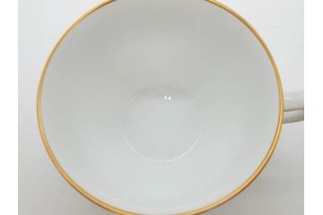 大倉陶園(OKURA、OAC)　ブルーフラワー　清楚な絵付けが上品な雰囲気を醸し出すカップ&ソーサー6客セット(C&S、洋食器)(R-075790)