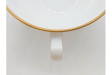 大倉陶園(OKURA、OAC)　ブルーフラワー　清楚な絵付けが上品な雰囲気を醸し出すカップ&ソーサー6客セット(C&S、洋食器)(R-075790)