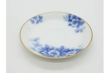 大倉陶園(OKURA、OAC)　ブルーフラワー　清楚な絵付けが上品な雰囲気を醸し出すカップ&ソーサー6客セット(C&S、洋食器)(R-075790)