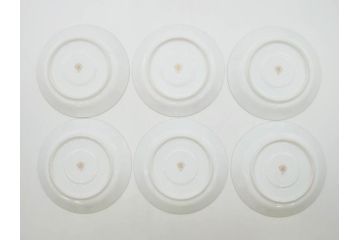 大倉陶園(OKURA、OAC)　ブルーフラワー　清楚な絵付けが上品な雰囲気を醸し出すカップ&ソーサー6客セット(C&S、洋食器)(R-075790)