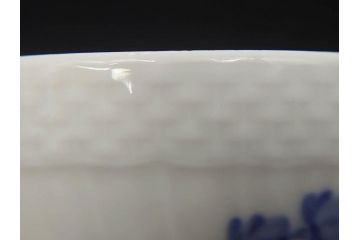 デンマーク　ROYAL COPENHAGEN(ロイヤルコペンハーゲン)　ホワイトフルーテッド ハーフレース　ブルーフラワー カーブ　ハイハンドル 気品漂う佇まいが魅力のカップ&ソーサー3客セット(White Fluted、C&S、洋食器)(R-075792)