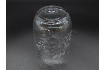 ドイツ　Meissen　マイセンクリスタル　マイセンフラワー　様々なデザインが美しいオールドファッショングラス6客セット(ガラス、ロックグラス、MEISSENER BLEIKRISTALL)(R-075793)