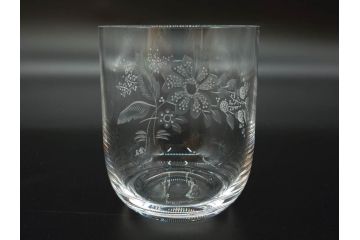 ドイツ　Meissen　マイセンクリスタル　マイセンフラワー　様々なデザインが美しいオールドファッショングラス6客セット(ガラス、ロックグラス、MEISSENER BLEIKRISTALL)(R-075793)
