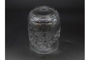 ドイツ　Meissen　マイセンクリスタル　マイセンフラワー　様々なデザインが美しいオールドファッショングラス6客セット(ガラス、ロックグラス、MEISSENER BLEIKRISTALL)(R-075793)