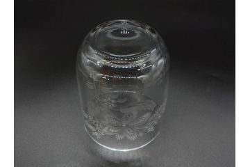 ドイツ　Meissen　マイセンクリスタル　マイセンフラワー　様々なデザインが美しいオールドファッショングラス6客セット(ガラス、ロックグラス、MEISSENER BLEIKRISTALL)(R-075793)