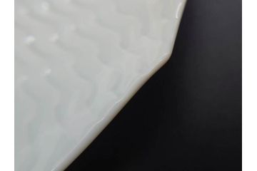 ドイツ　マイセン　Meissen　波の戯れ　ホワイト　さざ波のようなデザインが素敵なマグ4客・ティーカップ&ソーサー4客(C&S、マグカップ、洋食器)(R-075794)