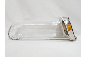 アンティーク雑貨　当時物　大正〜昭和初期　ノスタルジックな雰囲気漂うガラス瓶(ガラスビン、菓子瓶、たばこ瓶、タバコ瓶、煙草瓶、T.SAITO SYOUTEN、商店)(R-075795)