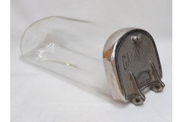 アンティーク雑貨　当時物　大正〜昭和初期　ノスタルジックな雰囲気漂うガラス瓶(ガラスビン、菓子瓶、たばこ瓶、タバコ瓶、煙草瓶、T.SAITO SYOUTEN、商店)(R-075797)