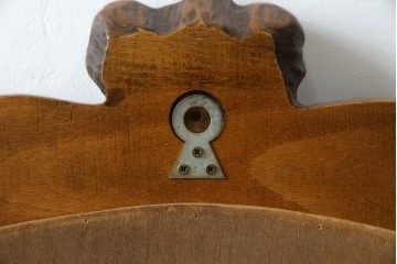 中古　美品　イタリア高級家具　メデア(Medea)　華やかな意匠が素敵なミラー(鏡、姿見)(定価約20万円)(R-075823)