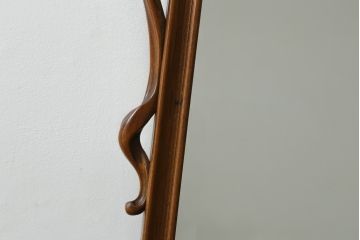 中古　イタリア高級家具　メデア(Medea)　クラシカルな佇まいと華やかな意匠が素敵なドレッサー(鏡台、化粧台、ミラー)(定価約55万円)(R-075825)