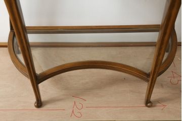 中古　イタリア高級家具　メデア(Medea)　クラシカルな佇まいと華やかな意匠が素敵なドレッサー(鏡台、化粧台、ミラー)(定価約55万円)(R-075825)