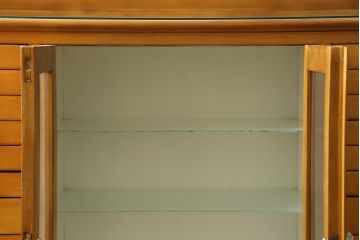 和製アンティーク　希少カラー　収納たっぷり!お洒落に整理整頓ができるデンタルケース(ガラスケース、ケビント、収納棚、戸棚、デンタルケース、デンタルキャビネット、店舗什器)(R-75827)